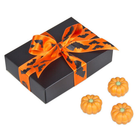 Halloween, darček na halloween, tekvica na halloween, čokolády na halloween, prekvapenie na halloween
