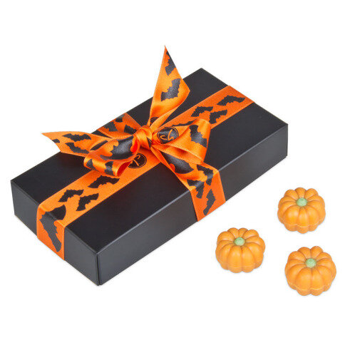 Halloween, darček na halloween, tekvica na halloween, čokolády na halloween, prekvapenie na halloween