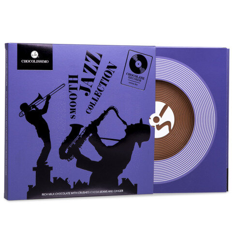 darček pre muža, čokoládový darček, jazz a čokoláda