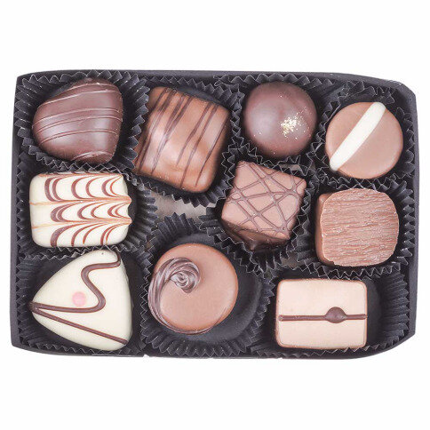 luxusní pralinky, čokoláda pro novomanžele, dárkové pralinky, luxusní belgické pralinky chocolissimo
