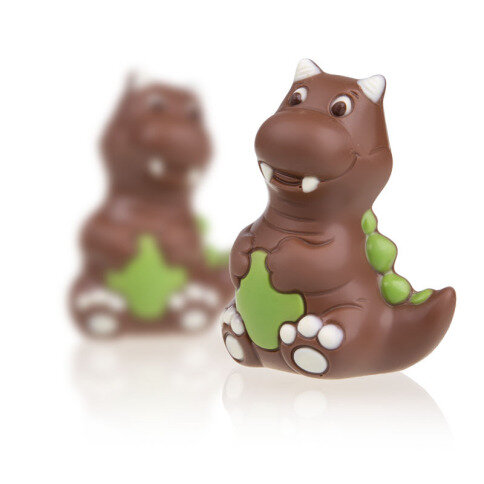čokoládový dinosaurus, dinosaurus z čokolády, čokoládová figúrka, čokoláda pre deti