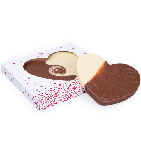 čokoládové srdce, srdce z čokolády, čokoláda pre zamilovaných, darček pre zamilovaných, čokoláda na valentína, darček na valentína,