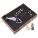 Chocolicious LOVE s tabuľkou.