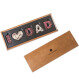 Nápis z horkej čokolády: I Love Dad