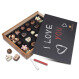 Chocolicious LOVE s tabuľkou.