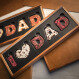 Nápis z horkej čokolády: I Love Dad