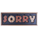 Nápis z mliečnej čokolády - Sorry