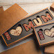 Nápis z mliečnej čokolády: I Love Mum