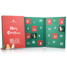 Adventný kalendár veselé vianoce s figúrkam