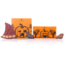 Halloween, darček na halloween, tekvica na halloween, čokolády na halloween, prekvapenie na halloween