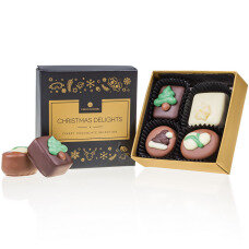 vianočné pralinky, pralinky na vianoce, vianočné čokolády, sviatočné čokolády, čokoládové vianočné darčeky, firemné darčeky, corporate gifts