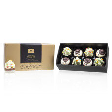 čokoládové pralinky na Vianoce, čokoládové figúrky, belgická bonboniéra, belgické pralinky, vianočné belgické pralinky, darček na Vianoce