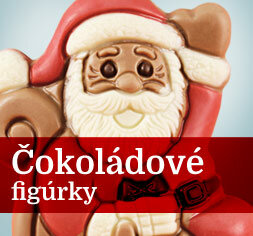 čokoládové figurky k Vánocům